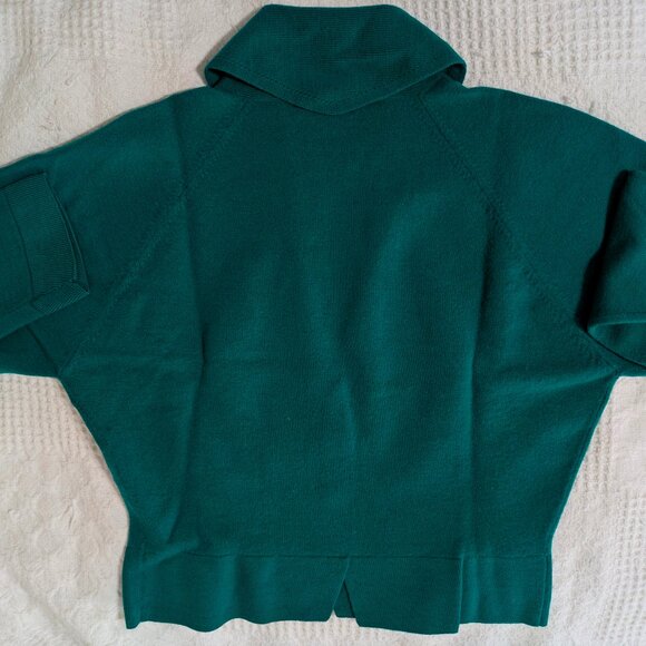 Vintage Sebastion 100% Wool Green Sweater Size Small - Picture 2 of 3